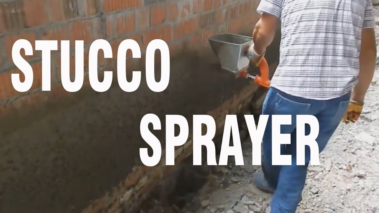 How to use the Stucco Sprayer MSG-2 Cement Mortar Gun?