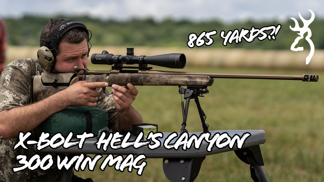 Shooting the X-Bolt Hell's Canyon at 865yd