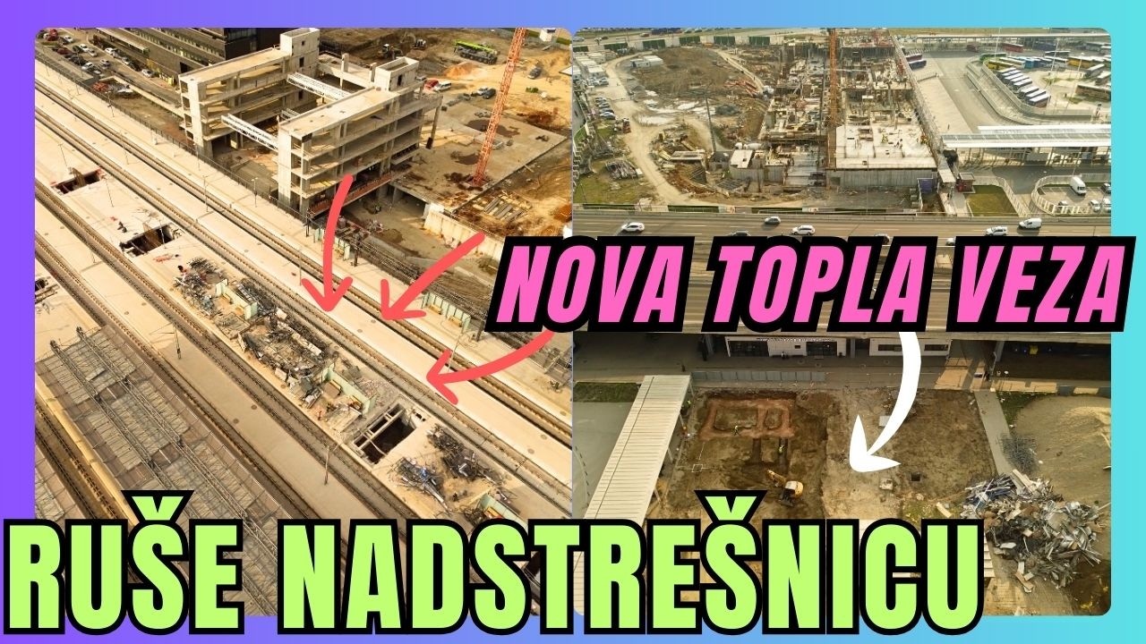 ŠTA SE DEŠAVA NA STANICI NOVI BEOGRAD? Otvoren samo jedan izlaz na perone. Nova zgrada i topla veza