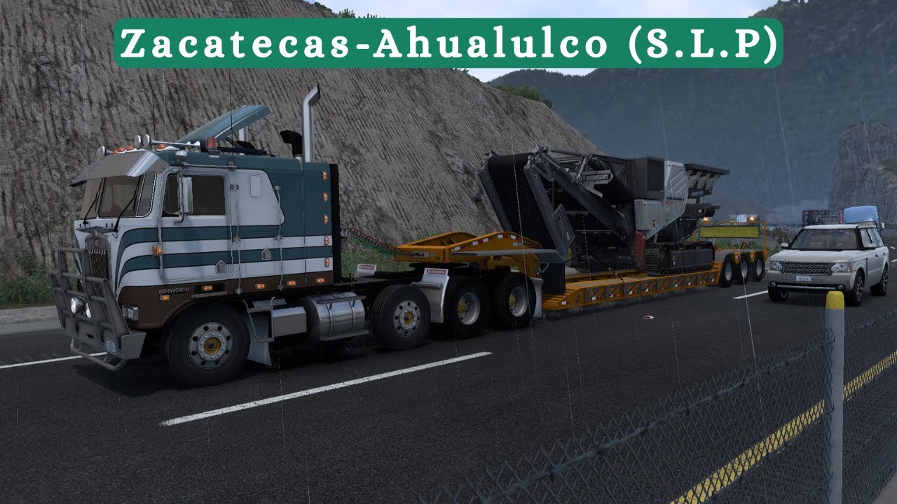 Zacatecas-Ahualulco (S.L.P) | American Truck Simulator | Mapa Team Reforma | Que sonidooooo!!!!!!