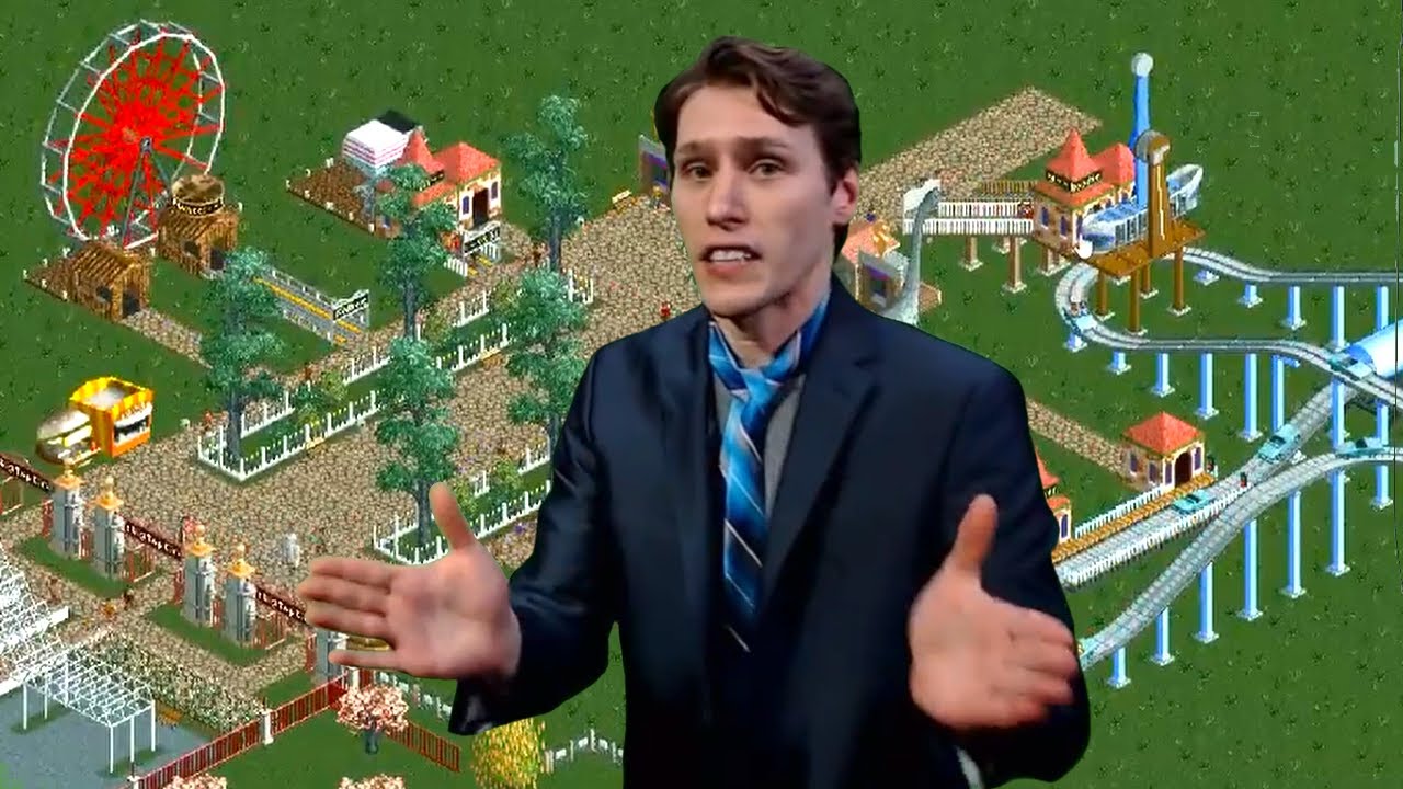 America's Worst Amusement - Jerma Plays Rollercoaster Tycoon (Long Edit)