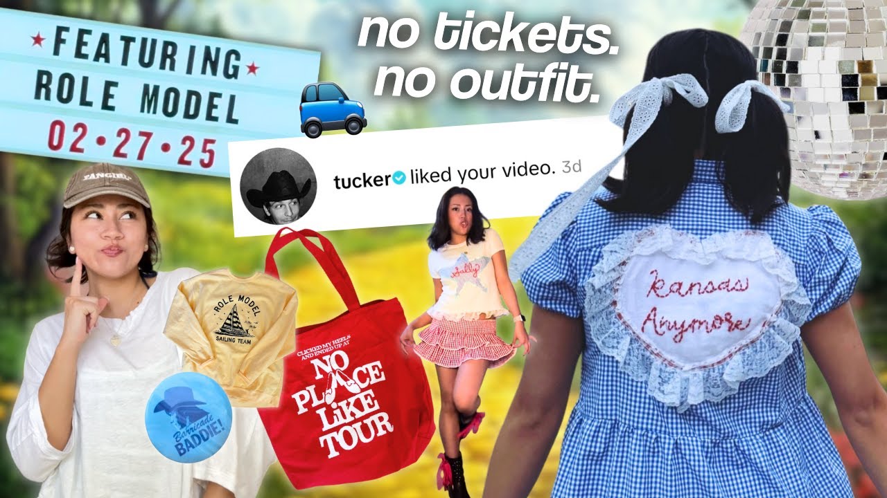 i went to ROLE MODEL's tour with NO PLAN! DIY outfits, my 1st SOLO trip, LIVING THE FANGIRL LIFE!