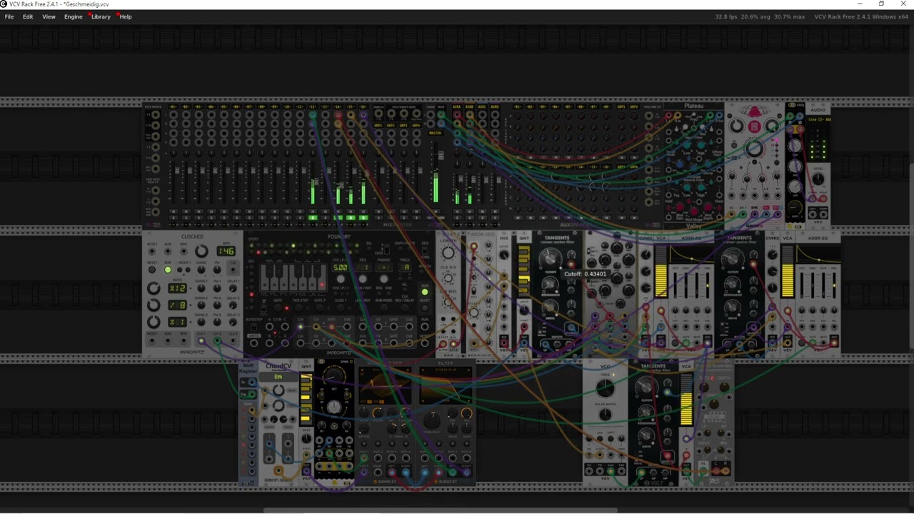 Es so ein Tag, VCV Rack Simpel Patch ....