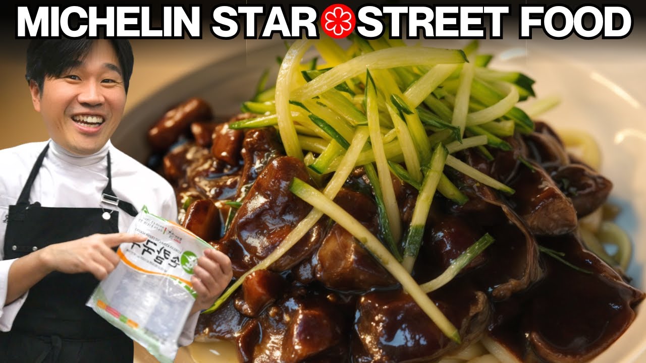 How does a Michelin Star Chef Make Korean Jjajangmyeon?