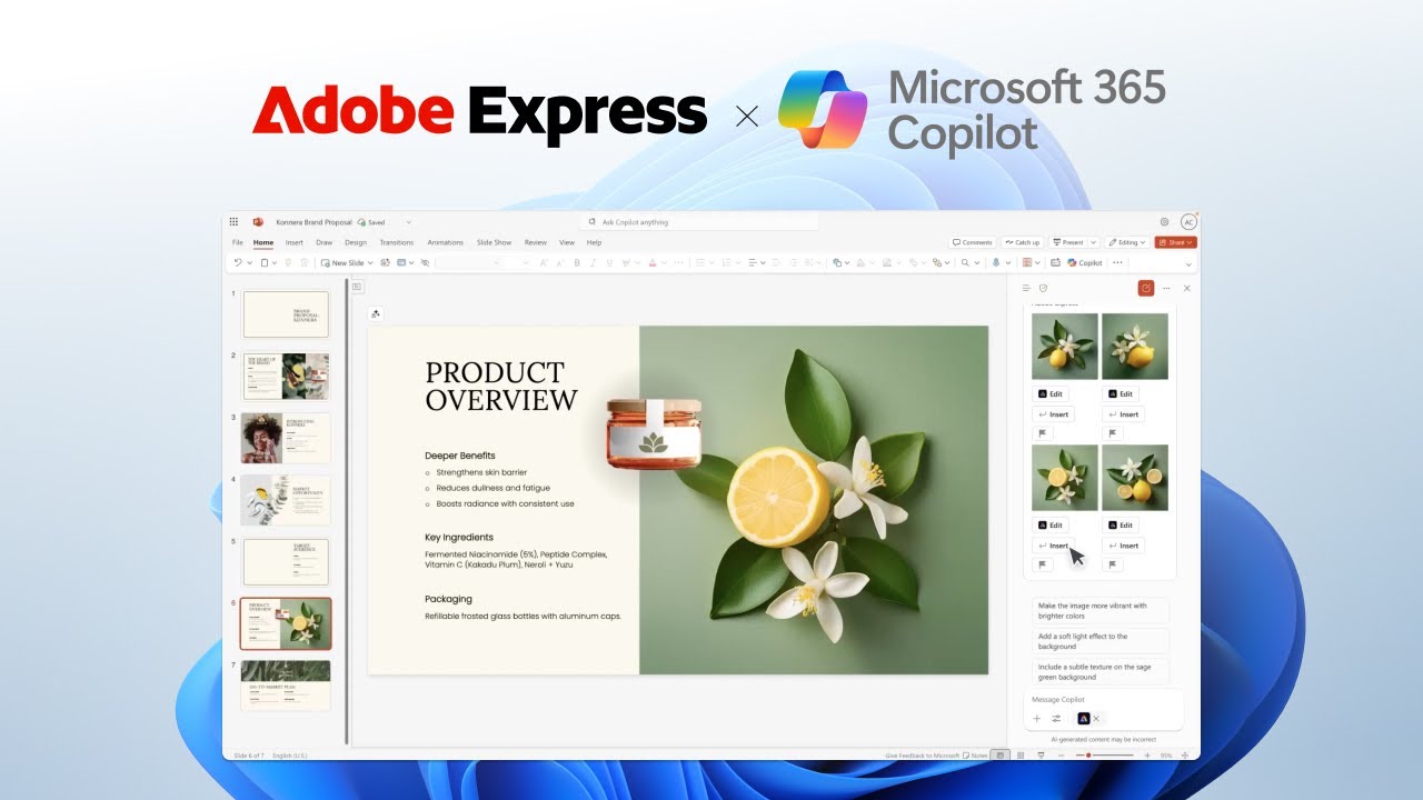 Adobe Express for Microsoft Copilot