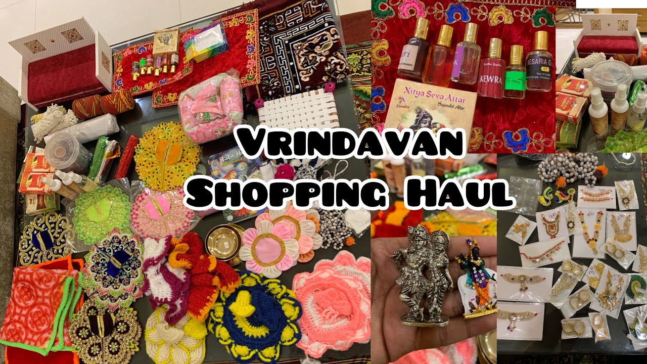 Vrindavan Shopping Haul- श्री वृंदावन से लेकर आया बहुत अच्छा-सस्ता सामान #shopping