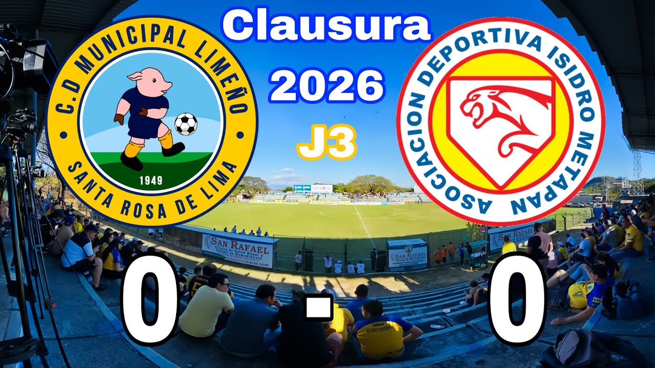 Resumen J3 CD Municipal Lime&ntilde;o vs AD Isidro Metap&aacute;n - Clausura 2026