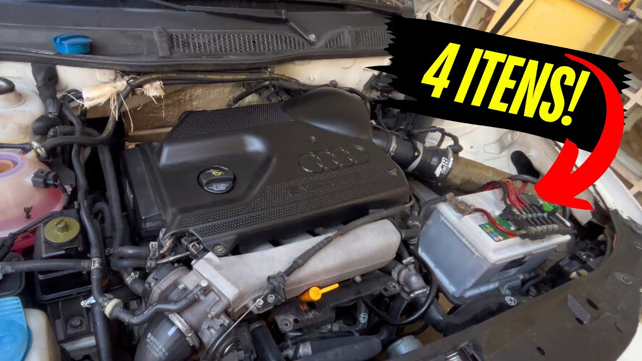 4 ITENS QUE DEIXAM O MOTOR 1.8T 20v FALHANDO, SEM PRESSÃO DE TURBINA, GASTANDO E FALHANDO