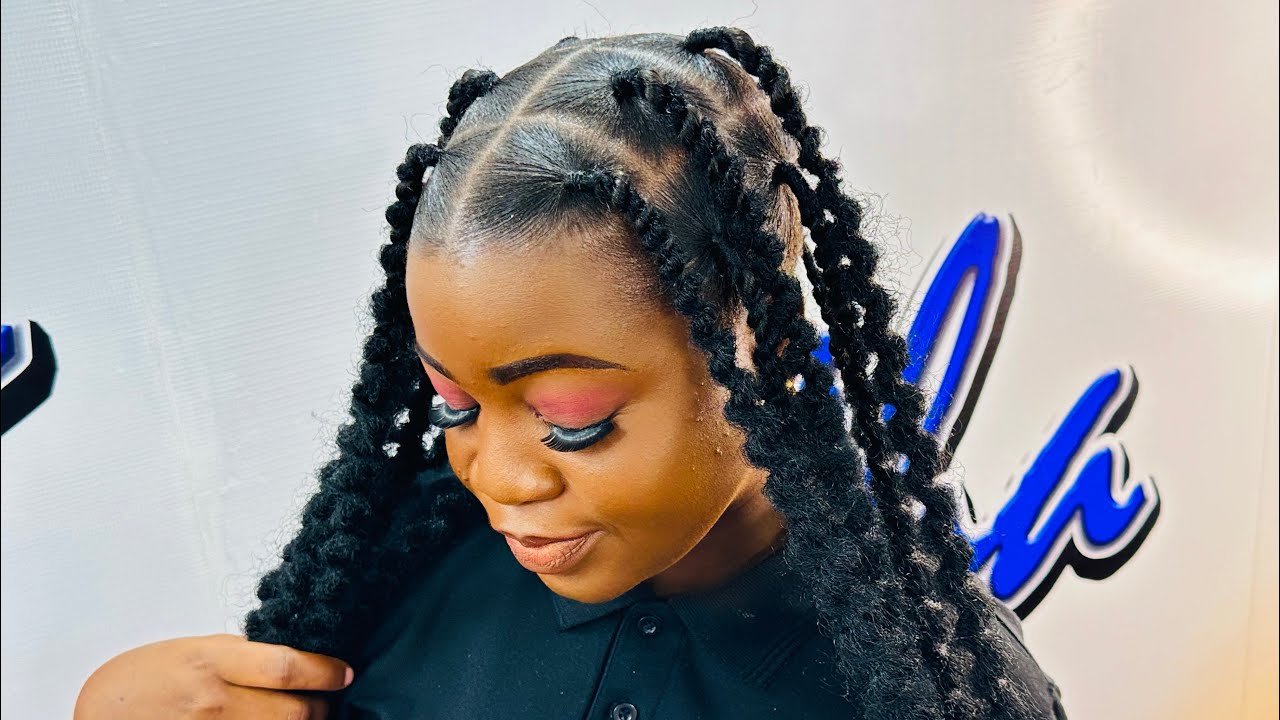 Jinsi ya kusuka Fluffy kinky hair kwa wale wasiojua kabisa ni rahisi san