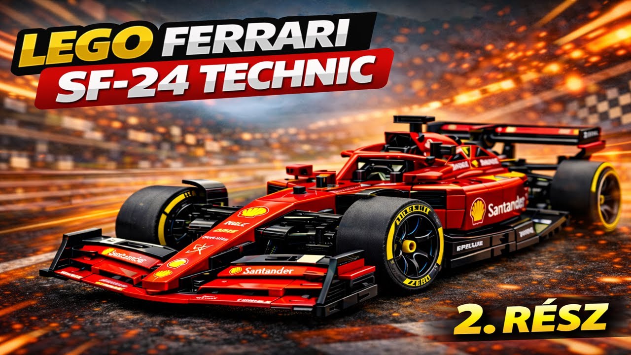 LEGO STREAM | FERRARI SF24 42207 2. rész