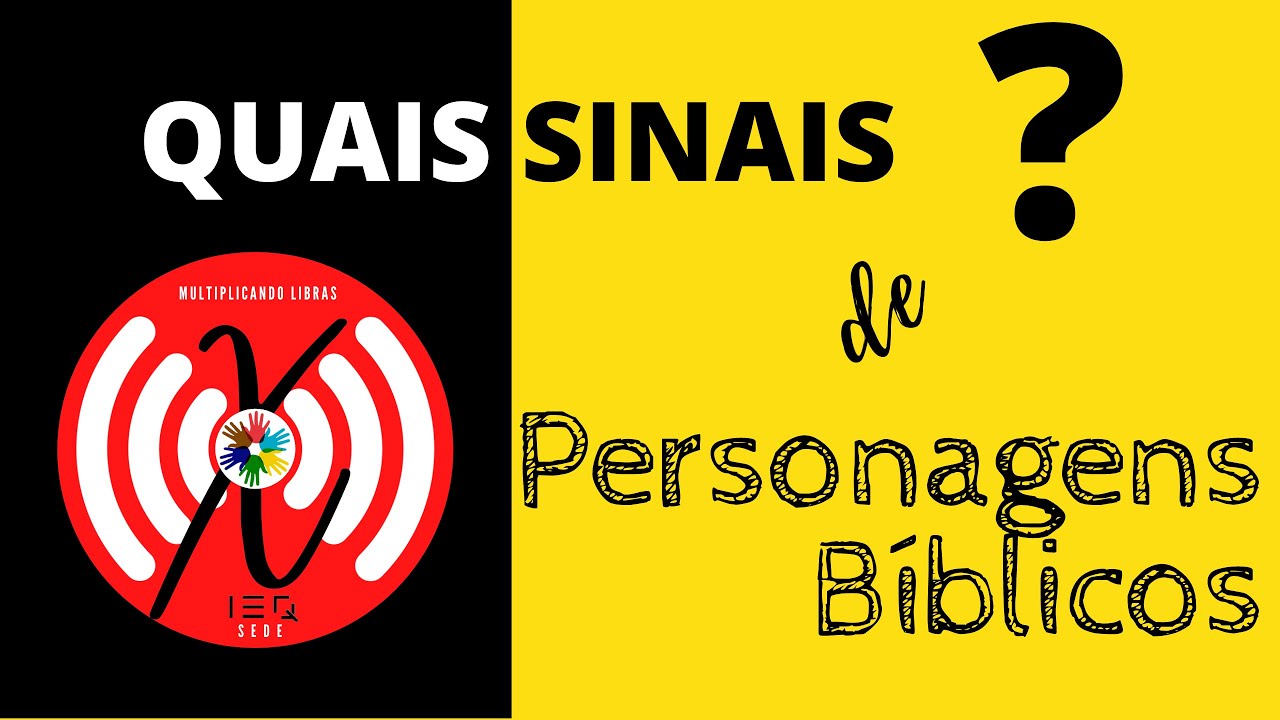 Sinalário - Personagens bíblicos (Libras)