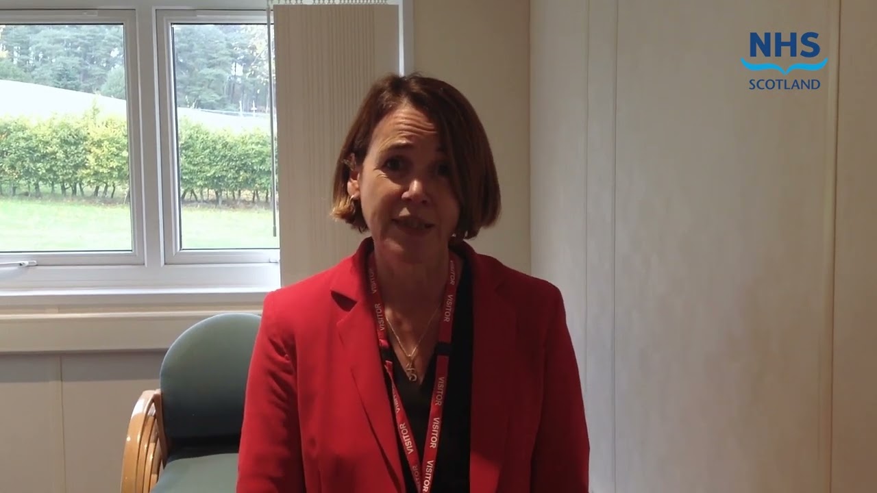 Chief Executive of NHS Scotland Caroline Lamb visits the State Hospital