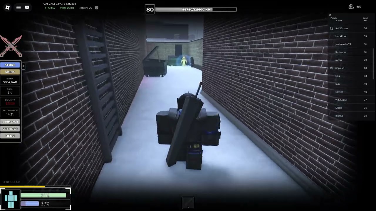 slayer gameplay criminality roblox