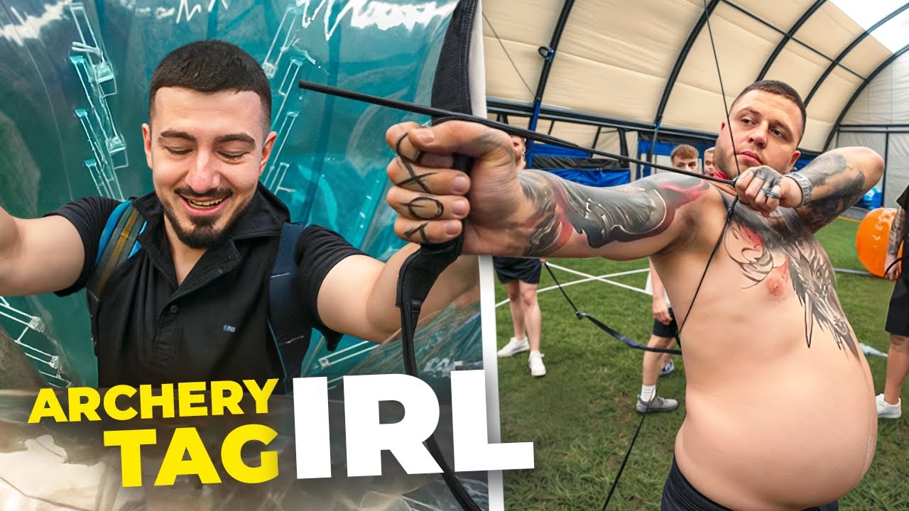 ARCHERY TAG IRL Z EKIPĄ! /w BANDURA, MARIO I INNI