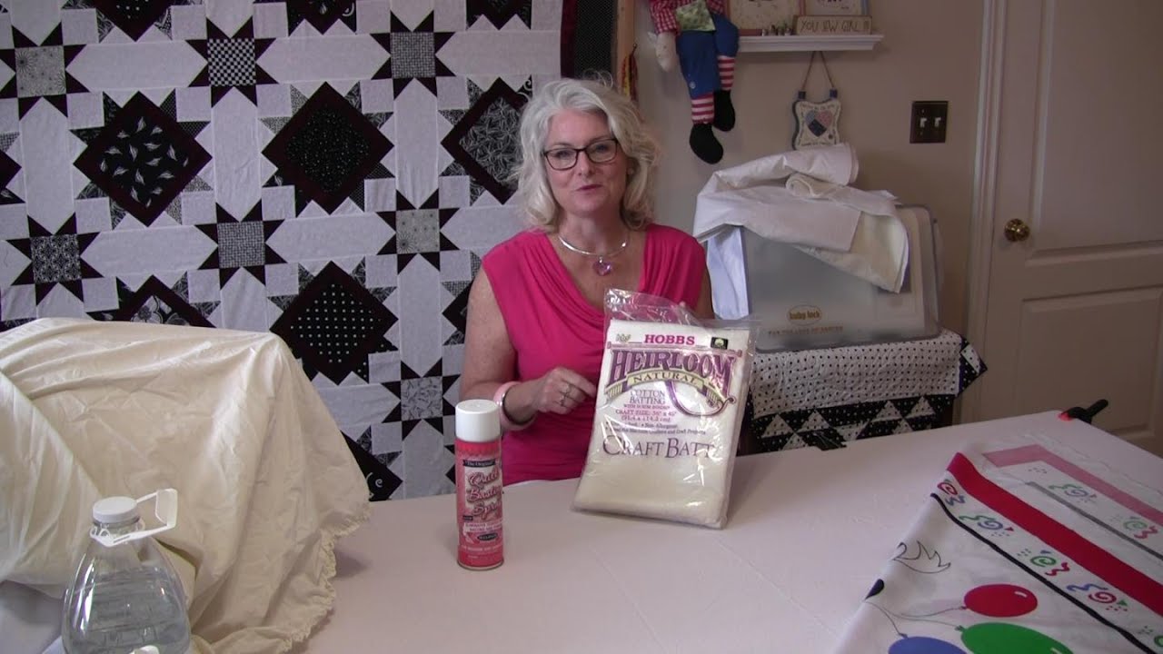 How to (Spray) Baste a Quilt