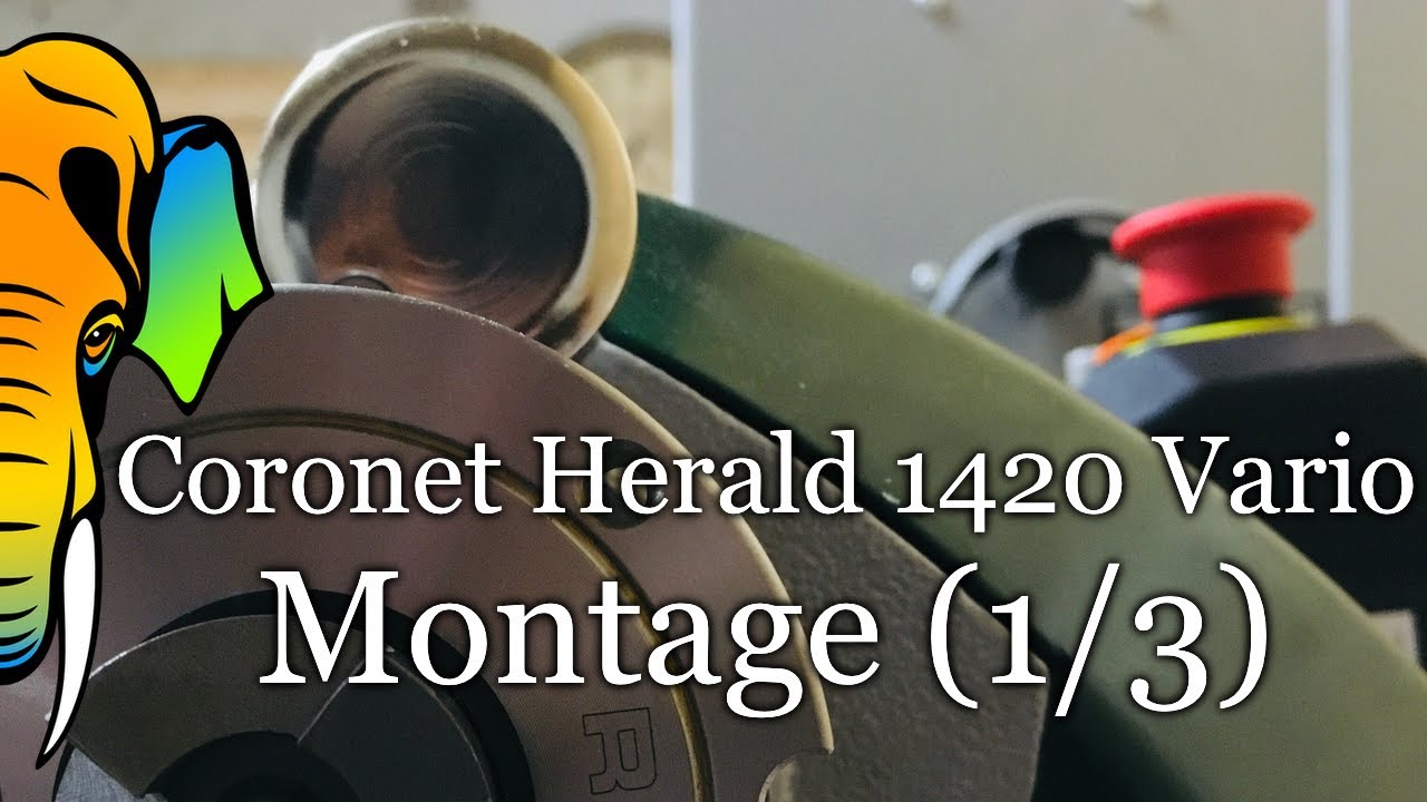 Teil 1/3: Montage der Coronet Drechselbank Herald 1420 Vario (Record Power)