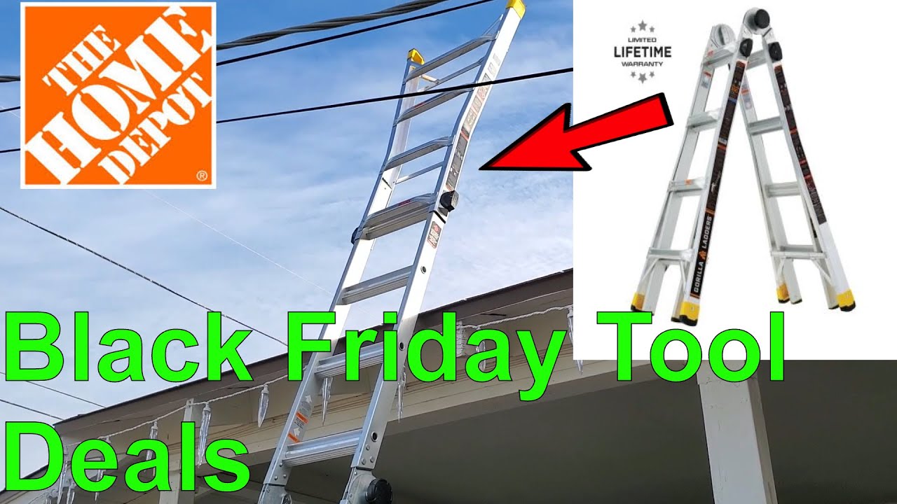 Gorilla Ladders 18Ft Reach MPXA Aluminum Multi Position @ Home Depot (Black Friday 2020)