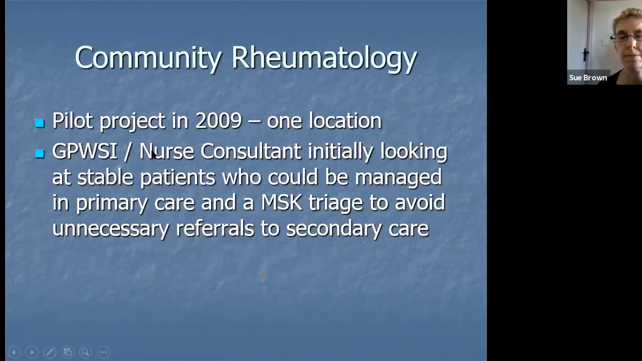 Commissioning for Quality – Community Based Rheumatology Service