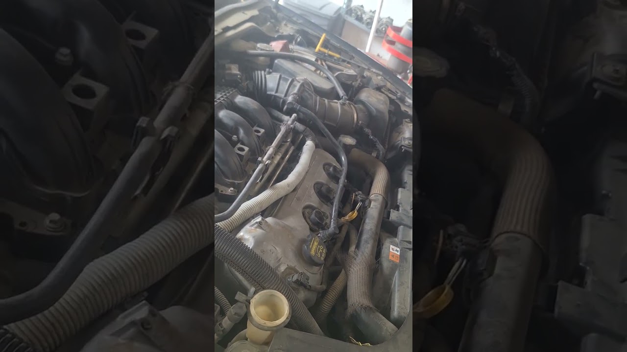 فورد تورس Ford Taurusموديل ٢٠١٠ مشكلة مكيف مايشتغل سبب تفتفة في مكينة كهرباء كويل التماس تم الاصلاح