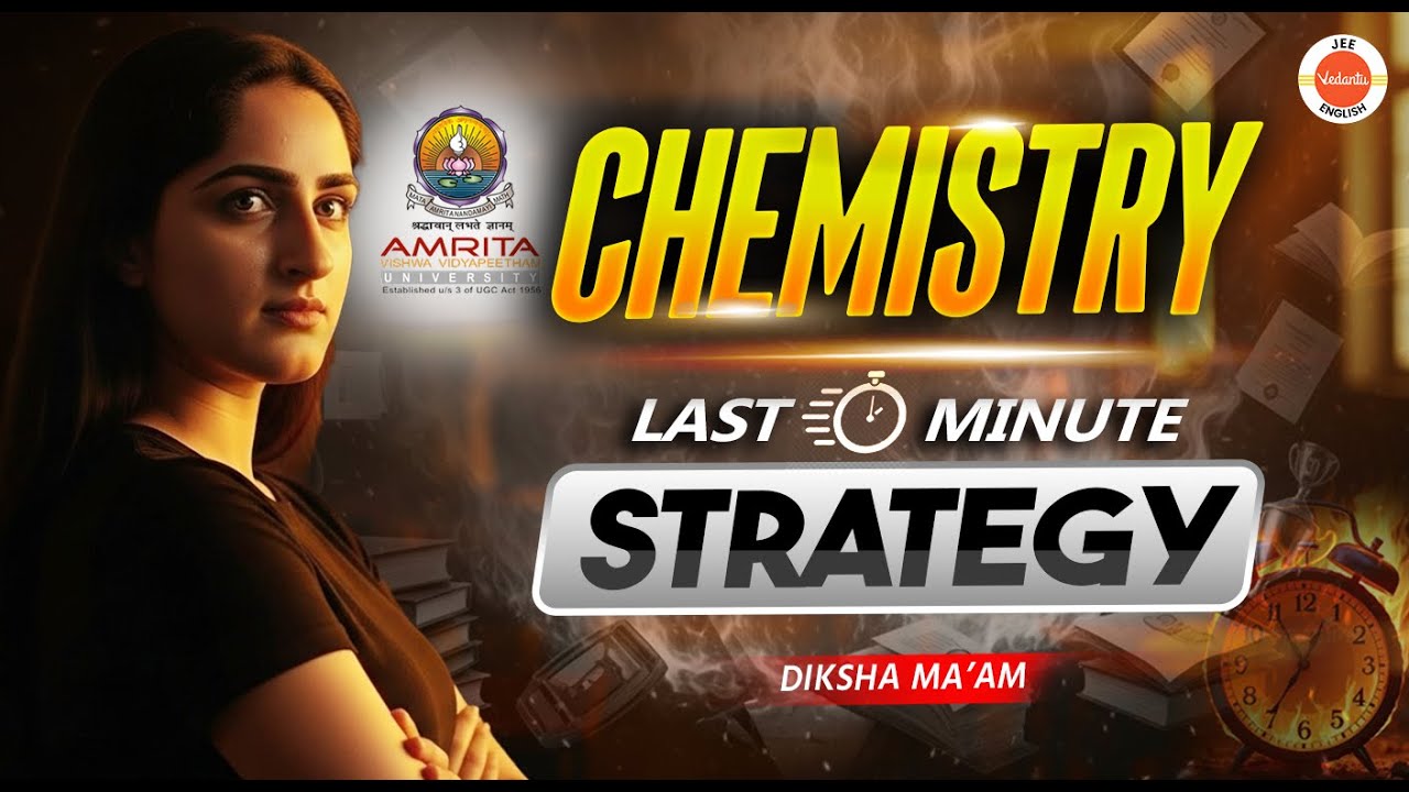 AEEE 2026 Chemistry Strategy & Weightage | Chemistry | Diksha Ma'am