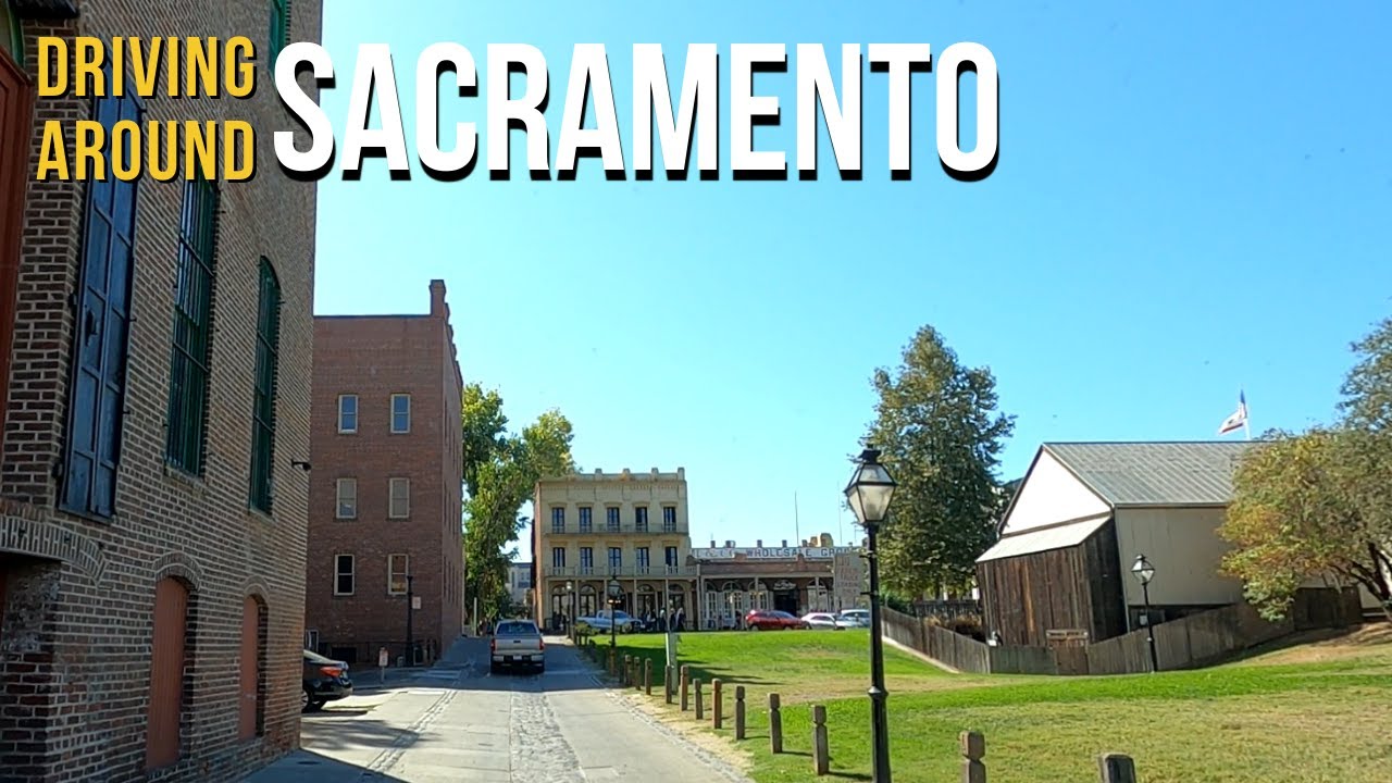 Driving Around Old Downtown Sacramento, California | Exploring California | POV | 2021 Travels