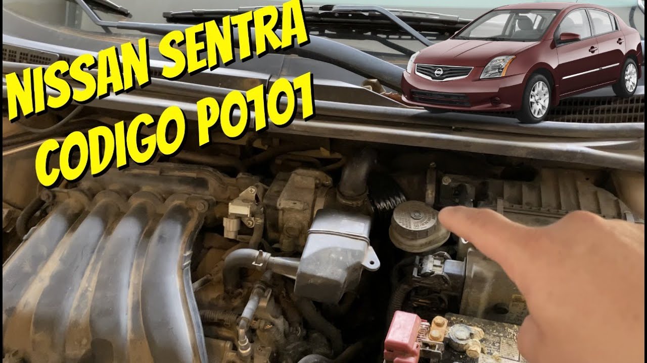 Nissan Sentra 2007-2012 Codigo P0101 - Como Cambiar La Bota De Medidor De Masa De Aire