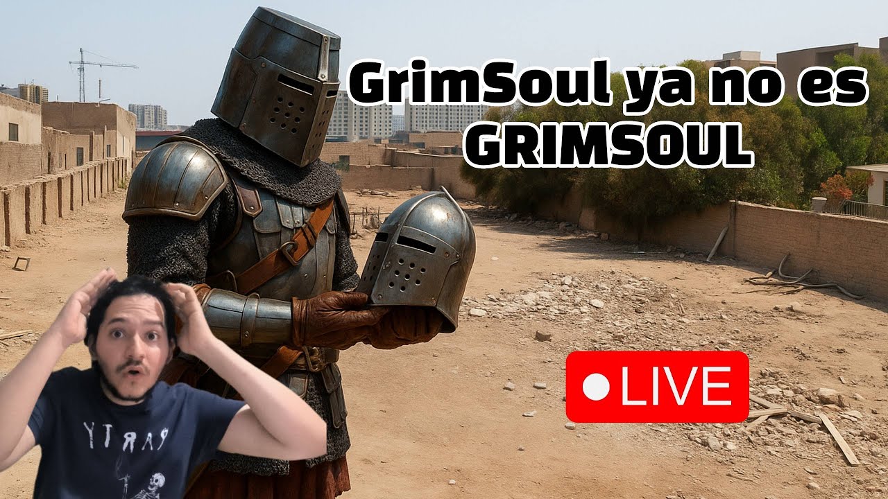 Jugando Grimsouls hasta que me cierren el server xD