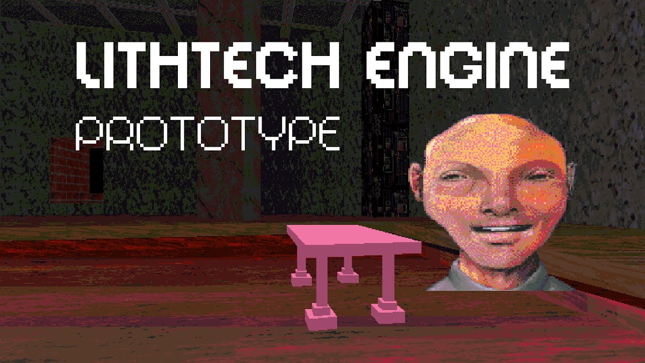 MONOLITH Compound 3D · The Engine That Became LithTech (1995 Tech Demo)