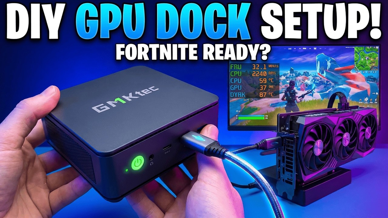 Zmień sw&oacute;j mini komputer w gamingowego potwora &ndash; zr&oacute;b to sam, zbuduj stację dokującą do GPU!
