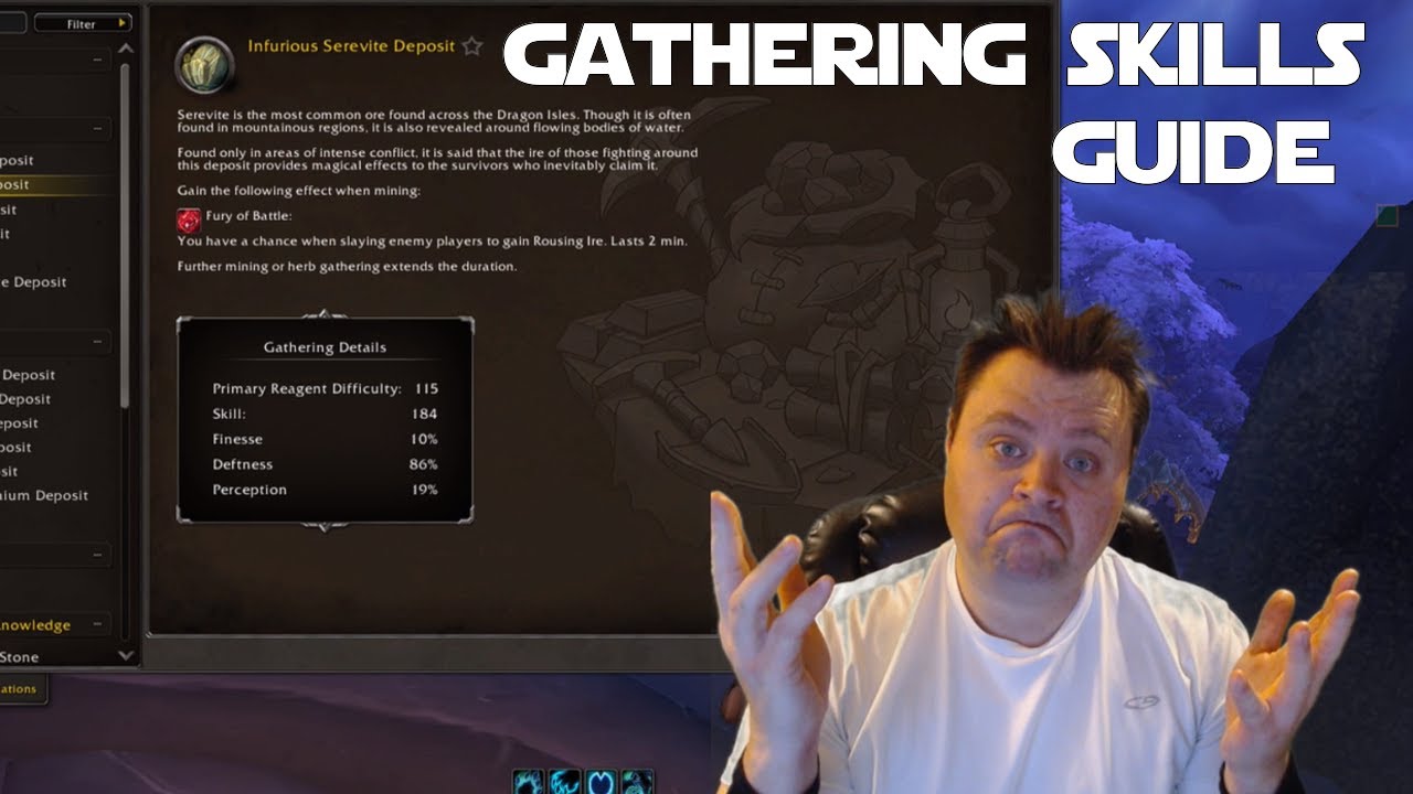 Gathering Skill Guide, Deftness, Perception, Finesse Explained, Which is Best? - Dragonflight Guide