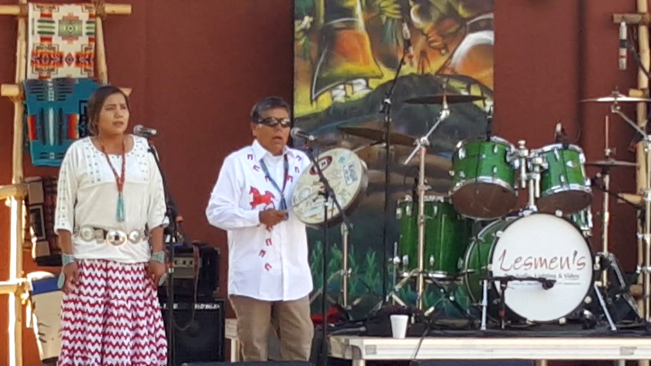 NM State Fair - Indian Village 2019  –   Talibah Begay – Navajo Songs and Chants