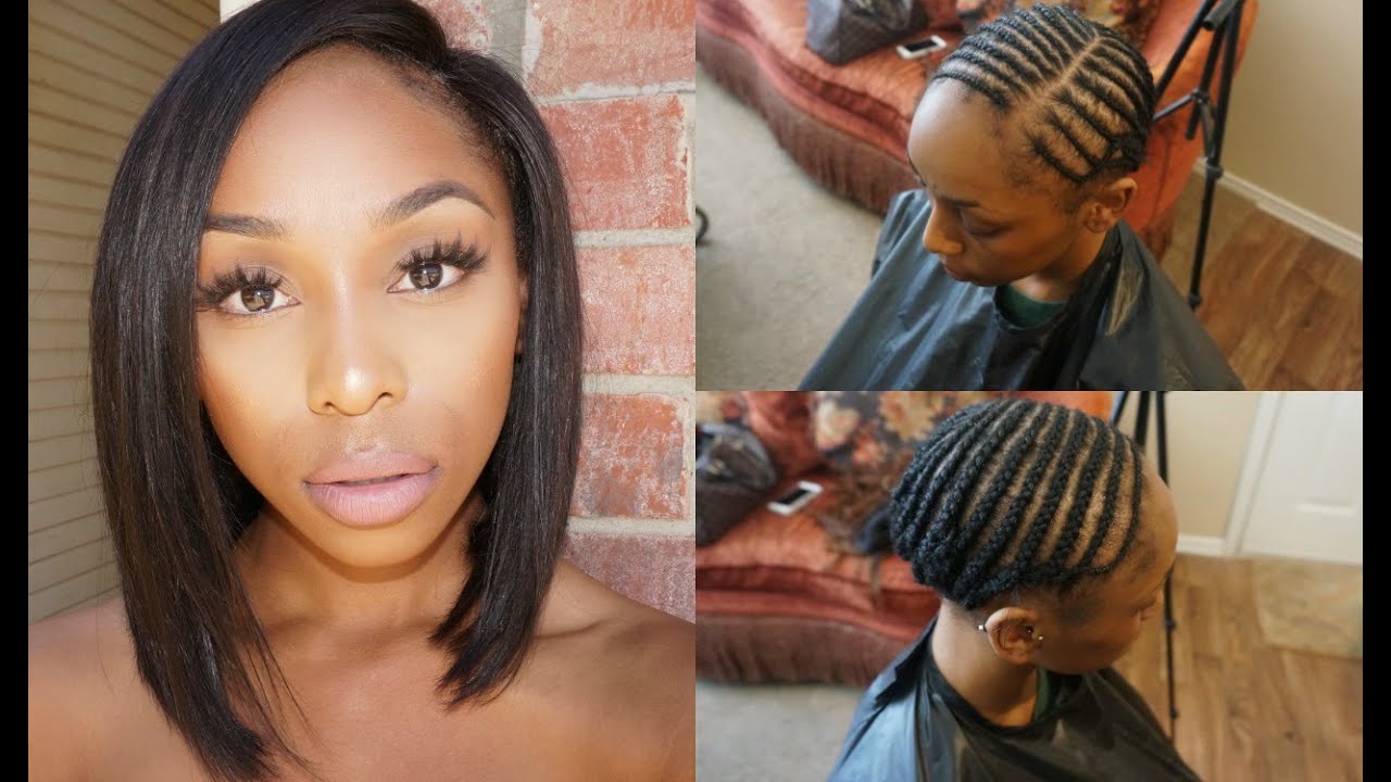 A-Line Bob | Full Sew In With a Lace Closure (No Glue/Hair Out) ft. Unice Hair