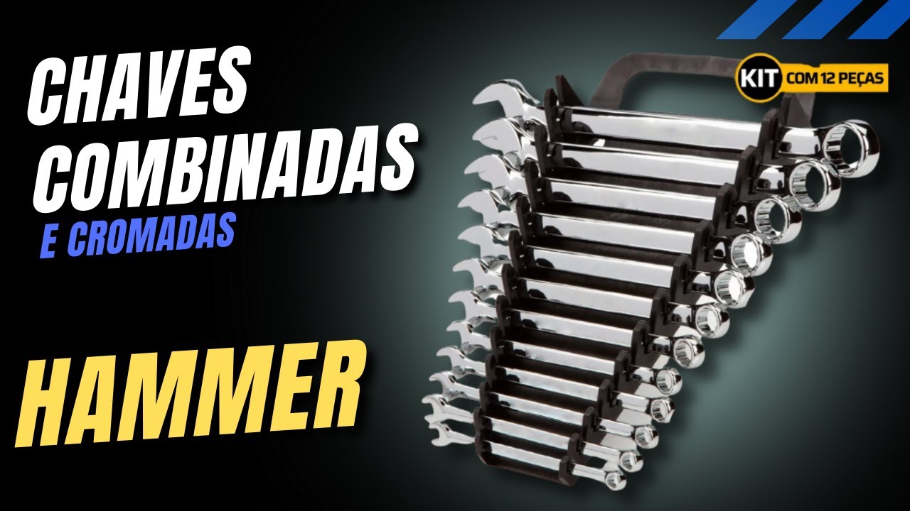 😨Será que me dei mal? 😨Jogo De Chave Combinada De 6 A 22 mm Hammer