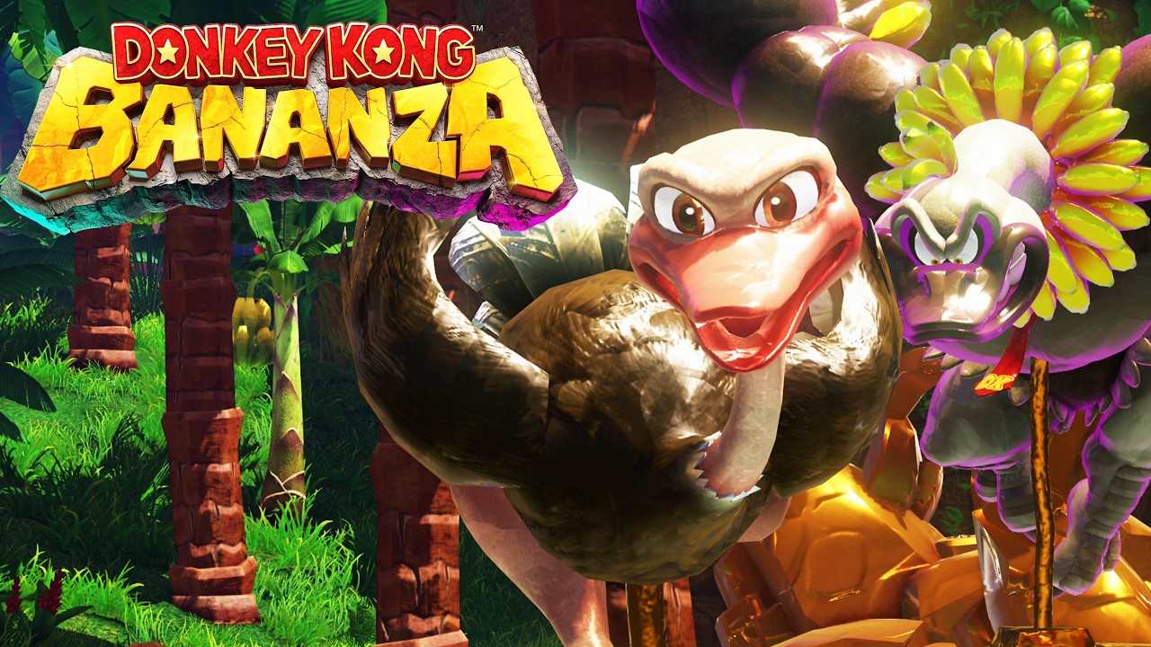 Donkey Kong Bananza All New Statues - Expresso & Ostrich Bananza - Emerald Rush Event 5 Walkthrough