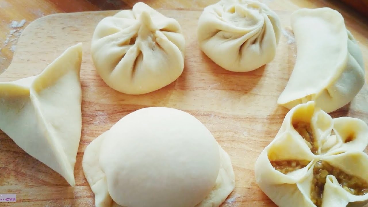 5种形状包子的的包法，简单快速，新手也能做