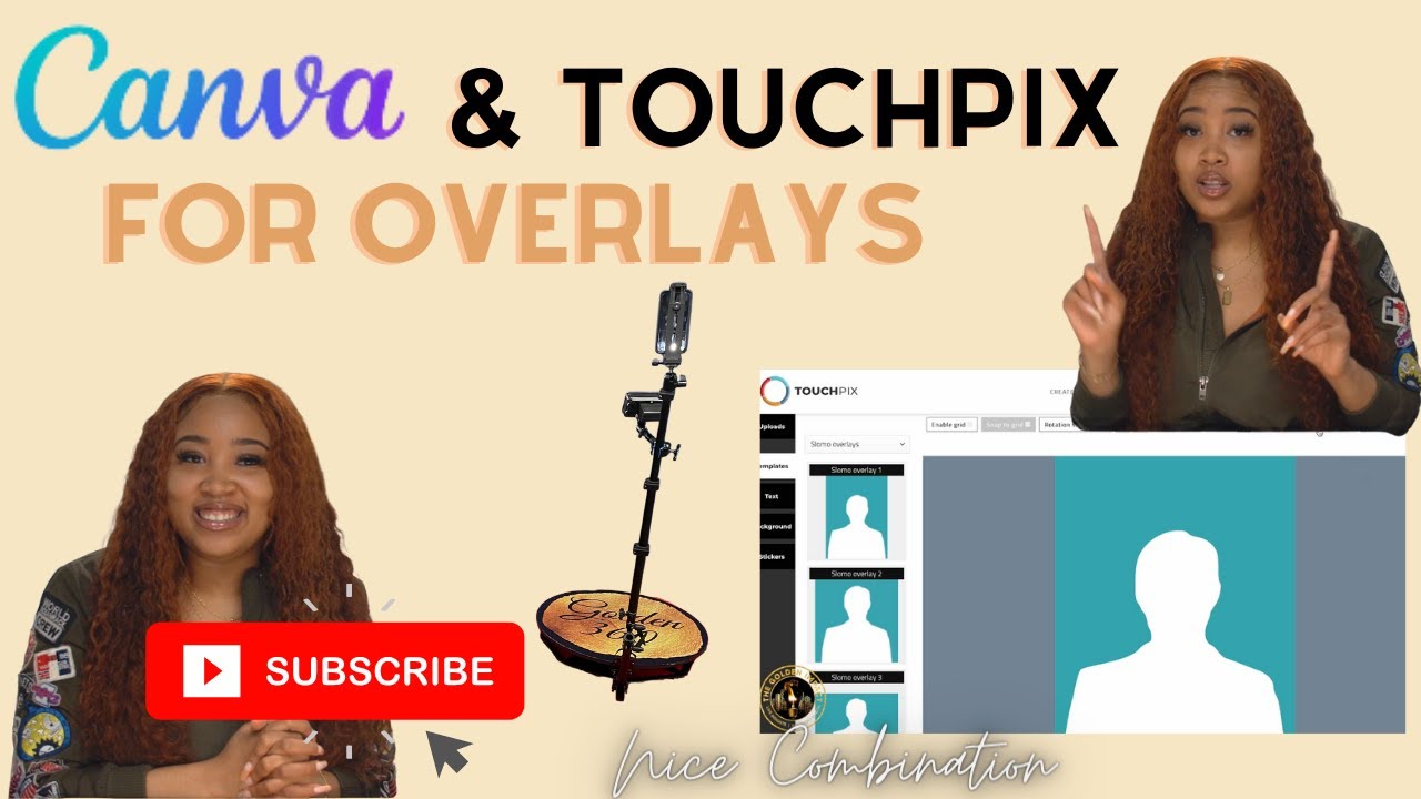 360 Photo Booth | How to use TOUCHPIXX & CANVA for Overlays | Episode 66