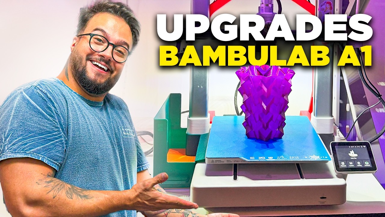 faça sua BAMBU LAB A1 virar um MONSTRO - 5 MELHORES UPGRADES