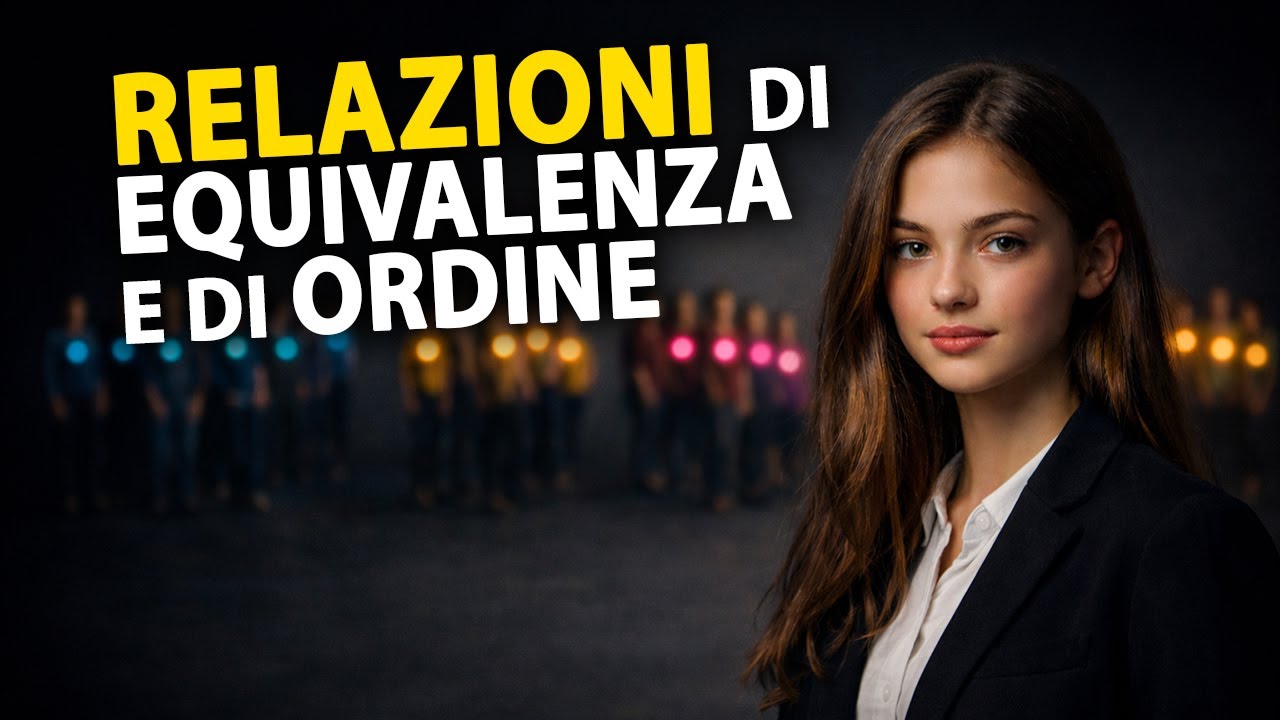 Relazioni di equivalenza e d'ordine: dalle classi di equivalenza all'ordine totale - Lez 30