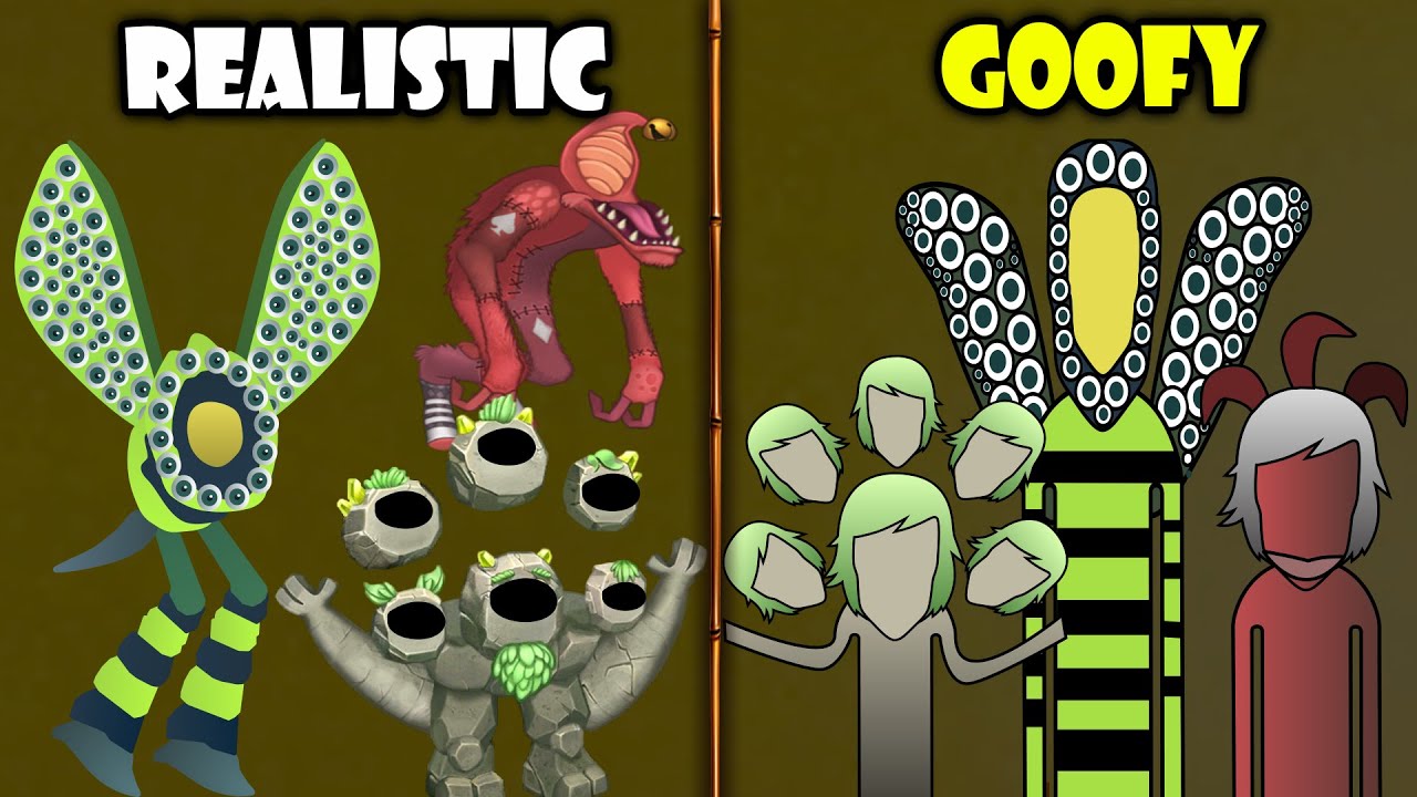 MonsterBox: DEMENTED DREAM ISLAND with HYEHEHE, QUARRISTER | My Singing Monsters TLL Incredibox