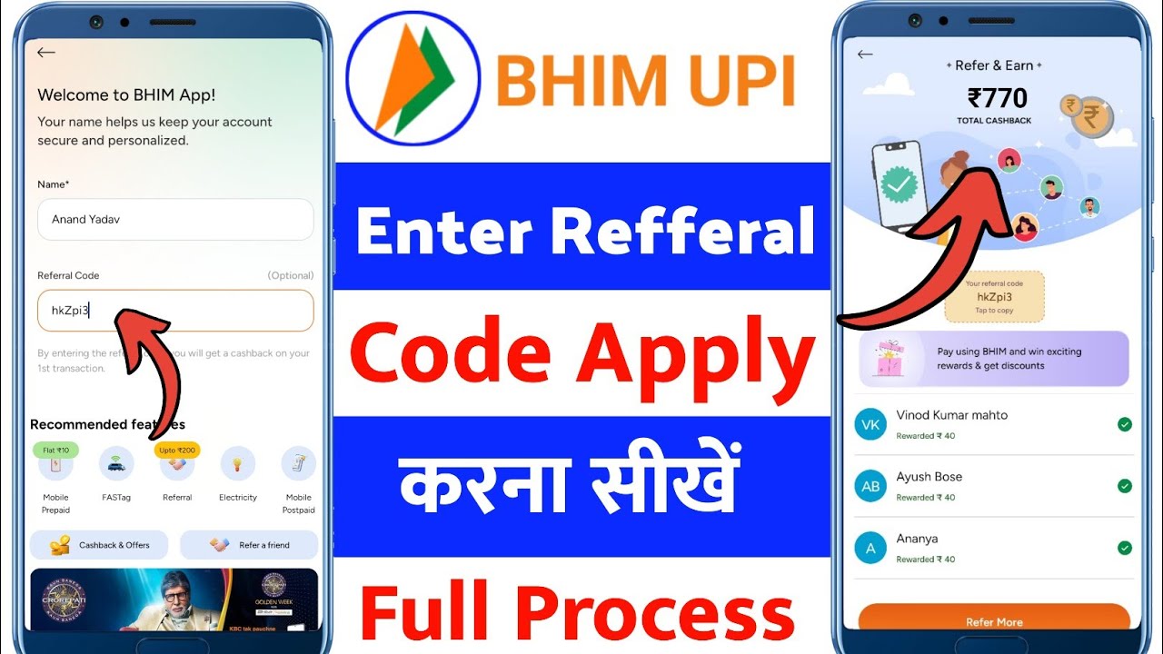 Bhim Upi Refer And Earn | Bhim Upi Refer And Earn 2025 |  Bhim App Refer And Earn 2025 