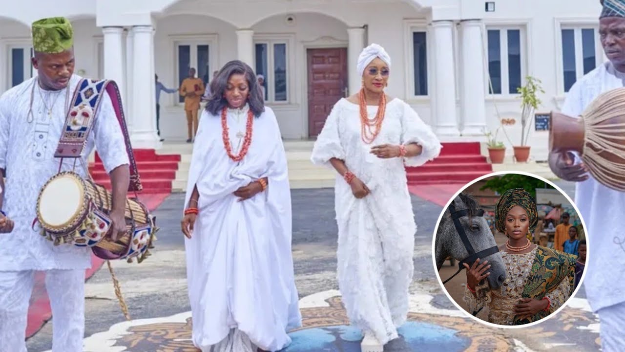 Royal Bond: Ijebu Princess Adesile Visits Ooni of Ife's Palace, Received by Olori Aderonke
