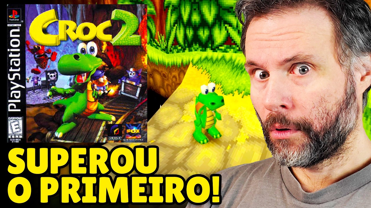Croc 2 no PS1 É Muito Melhor Que o Primeiro e Quase Ninguém Fala Disso