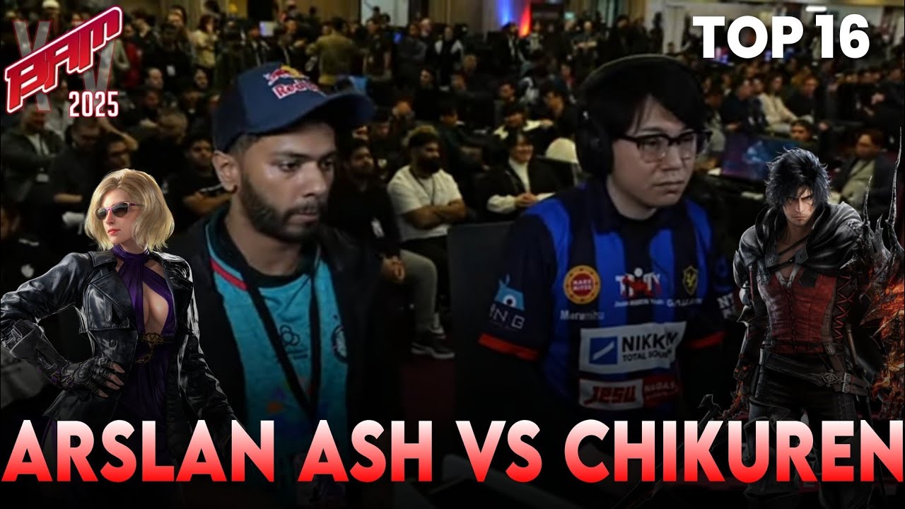 Arslan Ash (Nina) VS Chikuren (Clive) - TOP 16 - The BAM 15