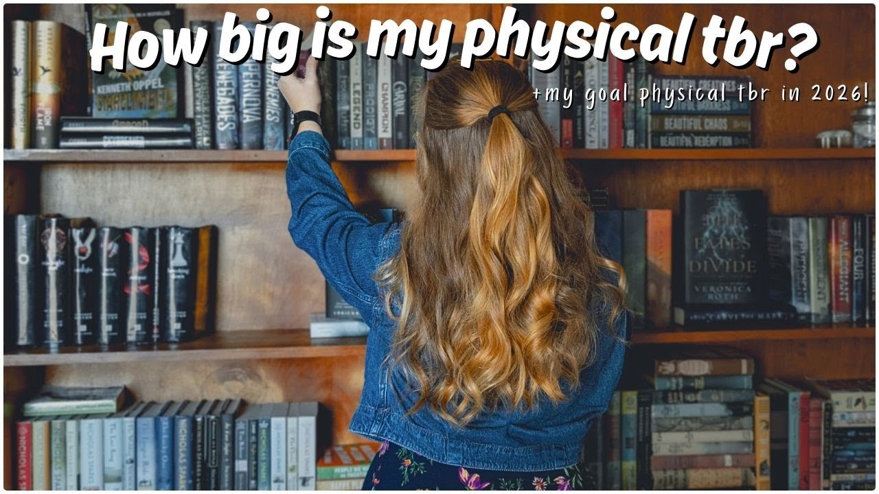 How Big is my Physical TBR? | All the books I need to read + my physical tbr goal!