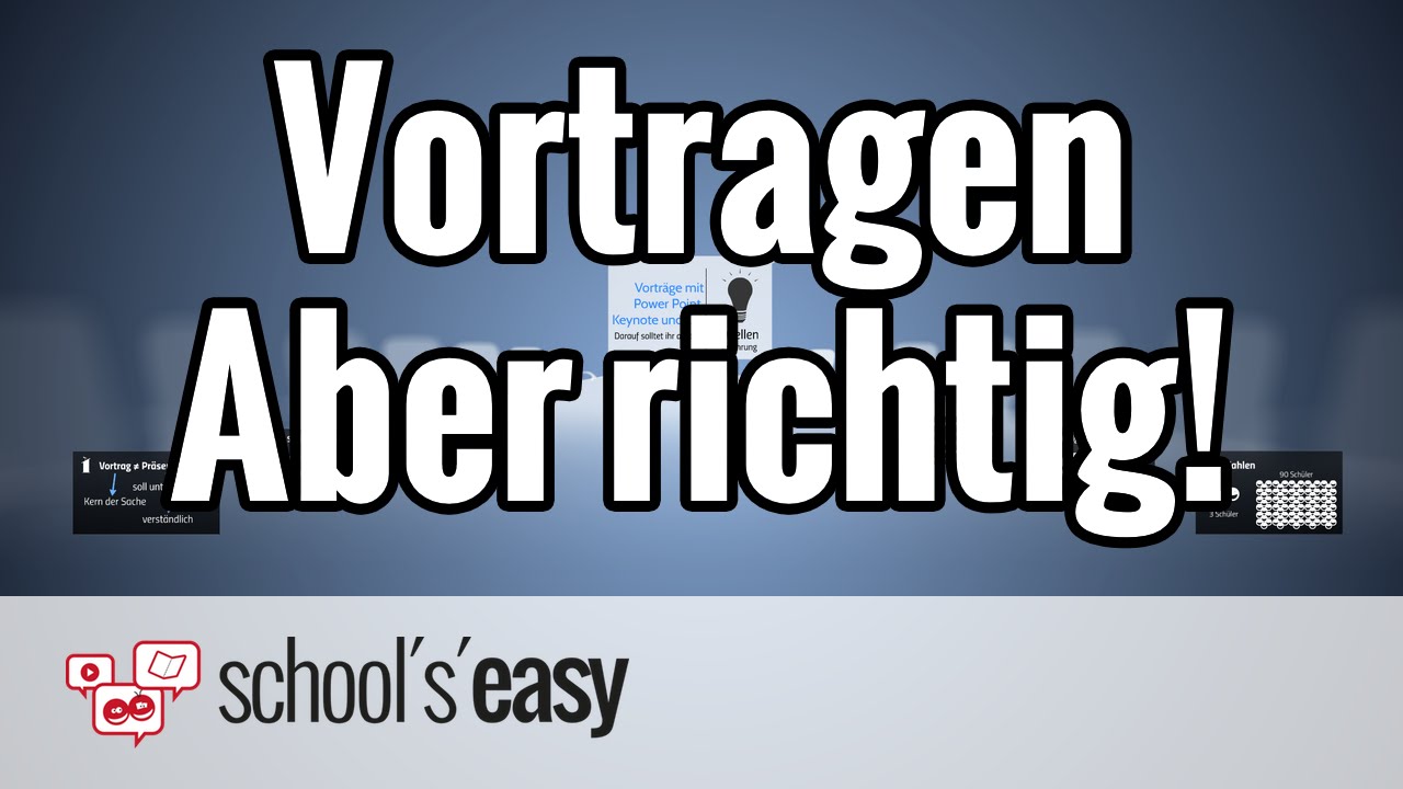 Vorträge mit Präsentationen - Darauf solltet ihr achten