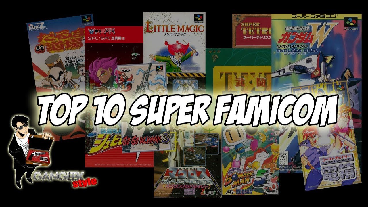 Premier top 10 Super Famicom only de la chaîne.