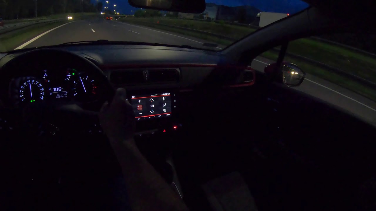 New Citroen C3 Night _ 4K Test Drive _Review 2020/// Новый Ситроен ц3 ночной тест драйв ОБЗОР