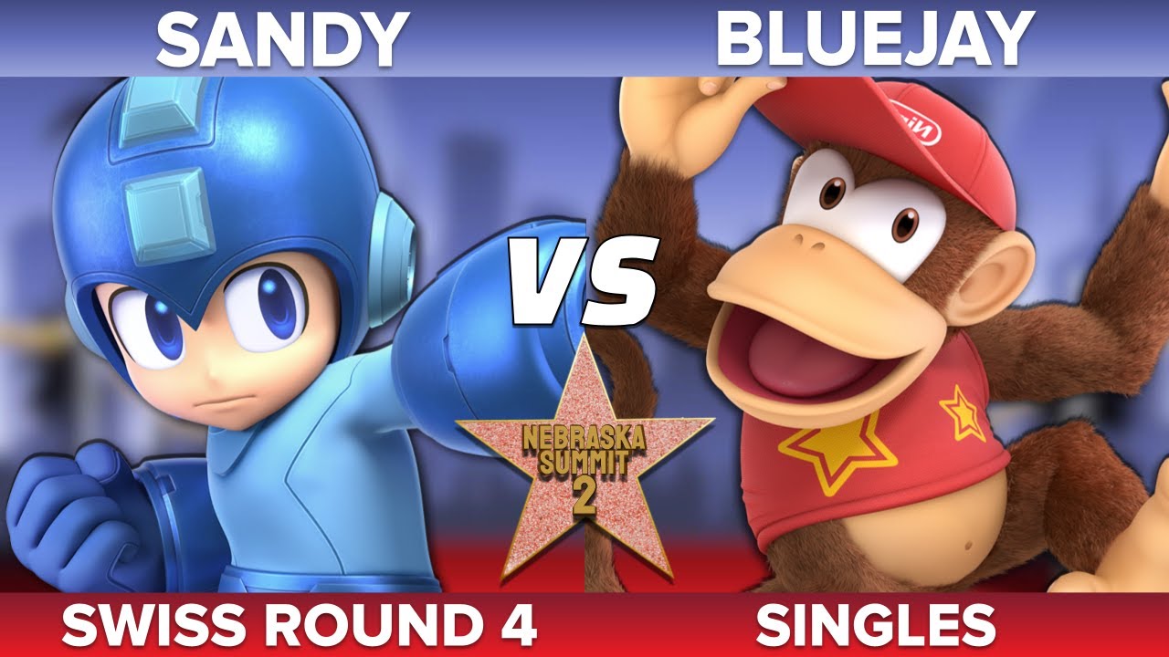 Nebraska Summit 2 - Sandy (Mega Man) vs BlueJay (Wolf, Diddy Kong)