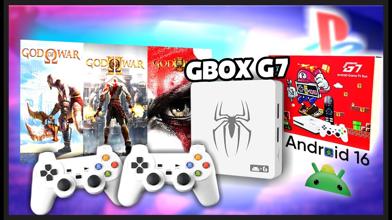GAME BOX G7 com ANDROID 16 e Ótimo Desempenho para JOGOS !