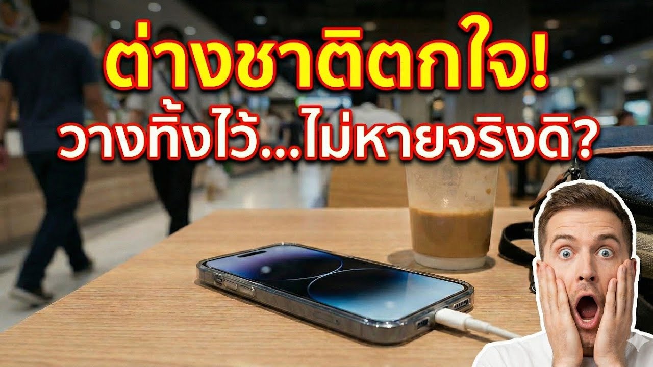 ต่างชาติตกใจ! ทำไมคนไทยไม่กลัวของหาย? (ความเชื่อใจทางสังคมที่สูงที่สุดในโลก?)